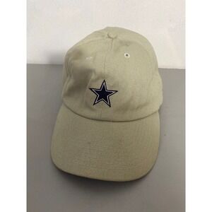 Dallas Cowboys NFL‎ Baseball Cap Khaki Adjustable Strap Embroidered Star